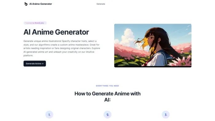 AI Anime Generator