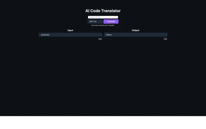 AI Code Translator