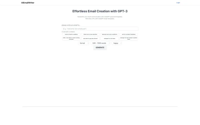 AI Email Writer