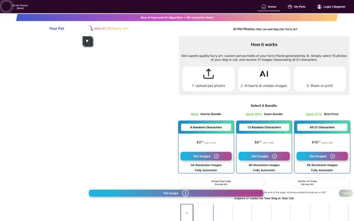 AI Pet Photos