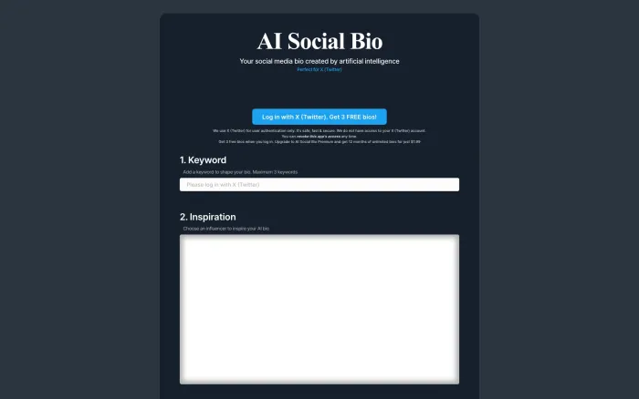 AI Social Bio