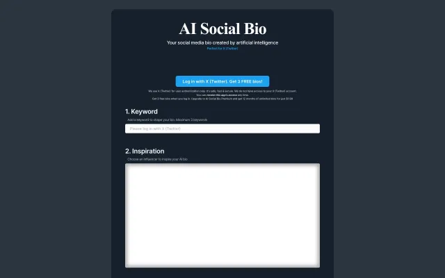 AI Social Bio