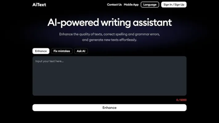 AiText - AI Writing Assistant