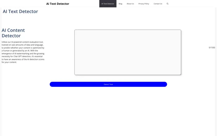 AI Text Detector