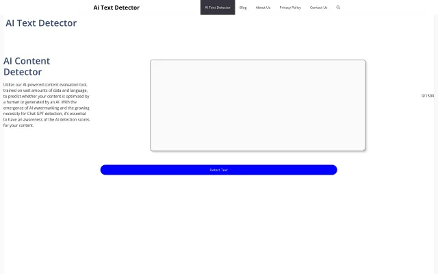 AI Text Detector