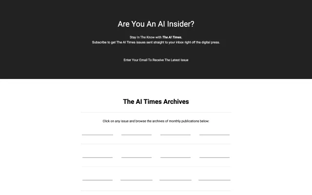 The AI Times