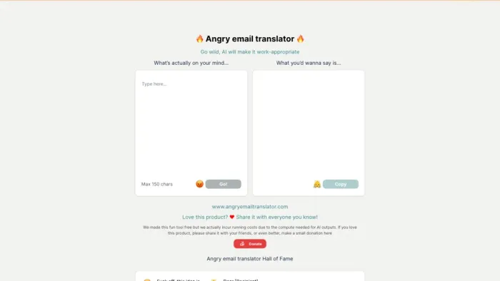 Angry Email Translator