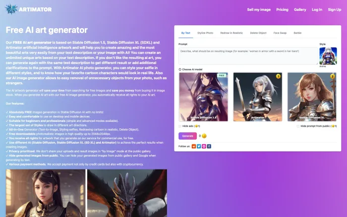 Artimator.io