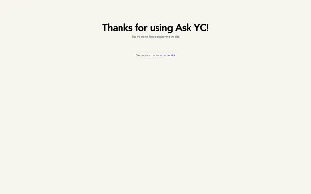 Ask YC