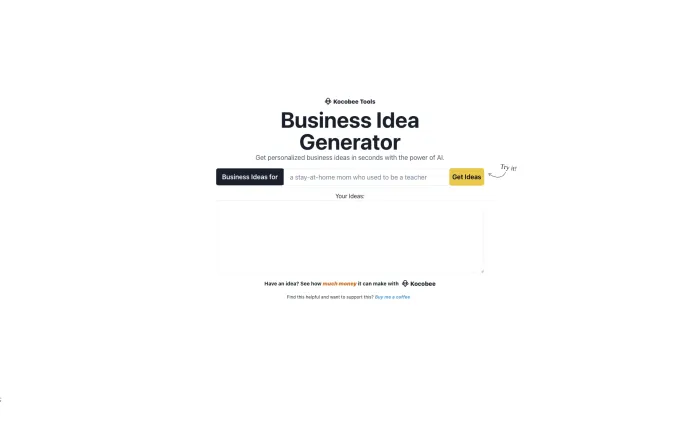 Business Idea Generator