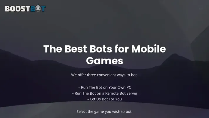 BoostBot Mobile Game Bots