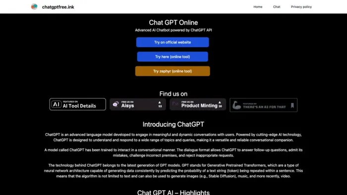 Chatgptfree