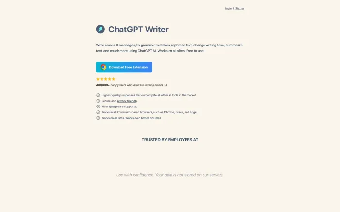 ChatGPT Writer