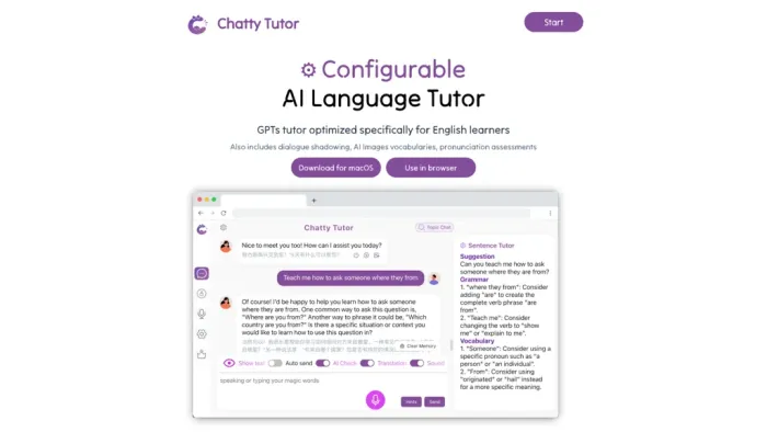 Chatty Tutor