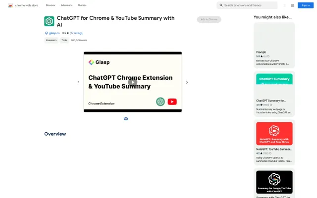ChatGPT for Chrome