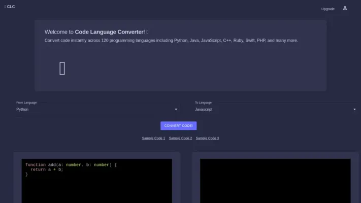 Code Language Converter