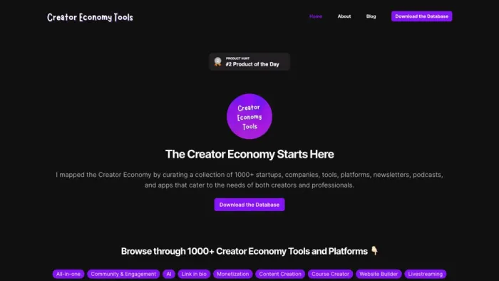 Creator Economy Tools