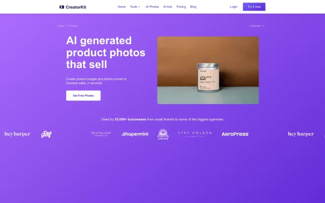 AI Product Photos by CreatorKit