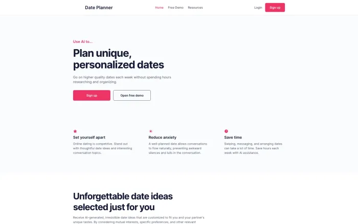 Date Planner AI