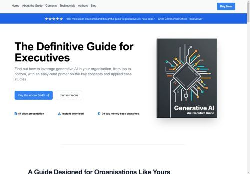 Generative AI: An Executive Guide