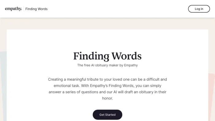 Finding Words