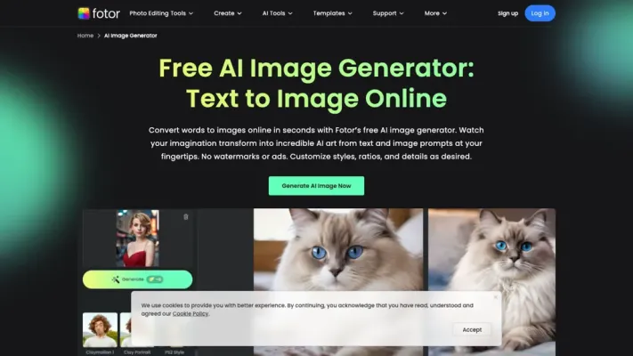 Fotor image generator