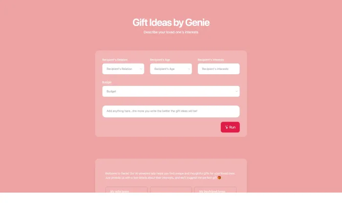 Gifts Genie