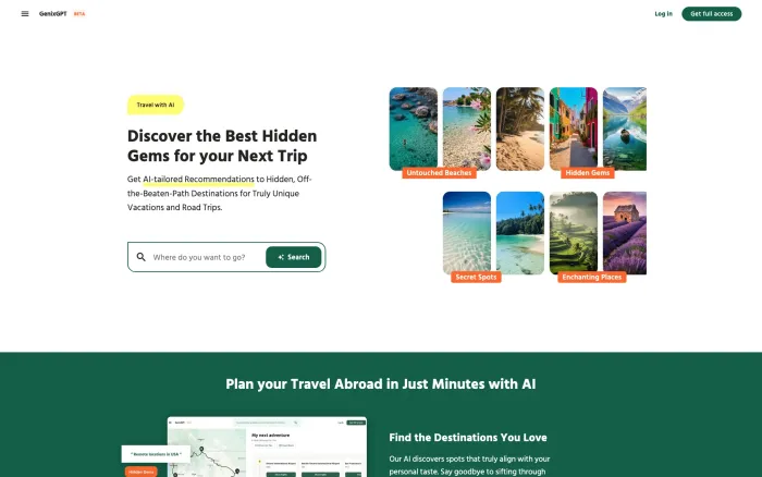 GenixGPT – Travel AI