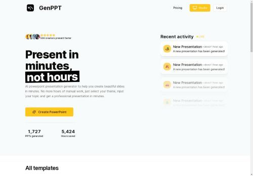 GenPPT - AI PowerPoint Generator