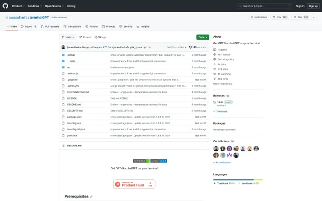 chatGPT on your terminal