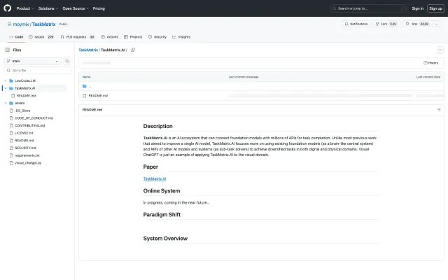 TaskMatrix.AI by Microsoft