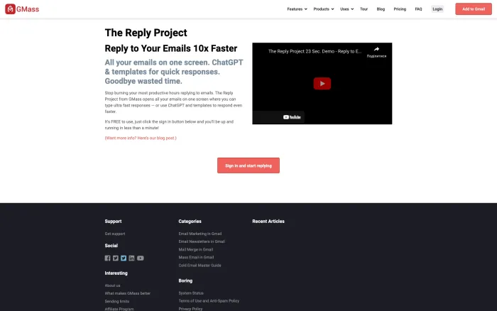 The Reply Project