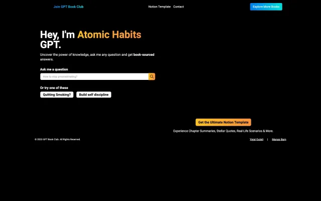 Atomic Habits GPT