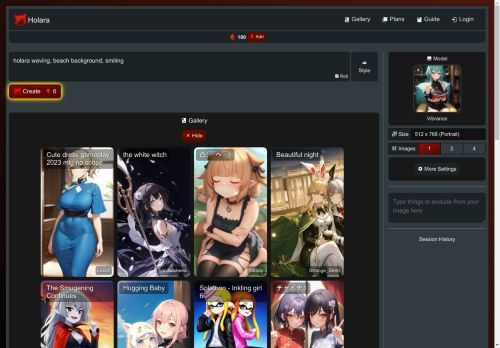 Holara - Anime Image Generation