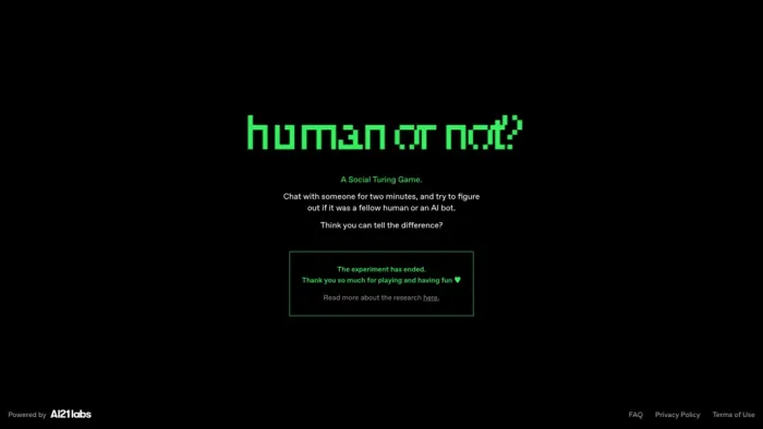 Human or Not