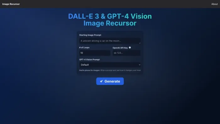 Image Recursor