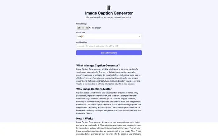 Image Caption Generator