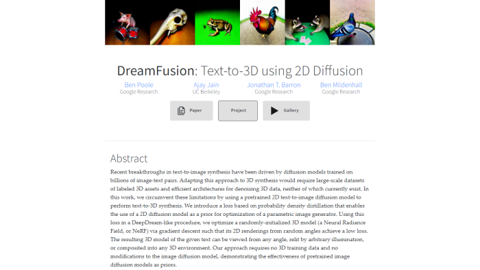 DreamFusion