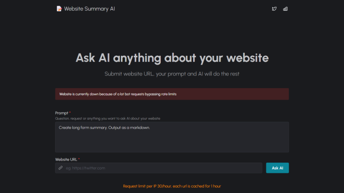Website Summary AI