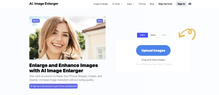 AI Image Enlarger