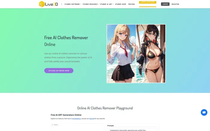 AI Clothes Remover By Live3D