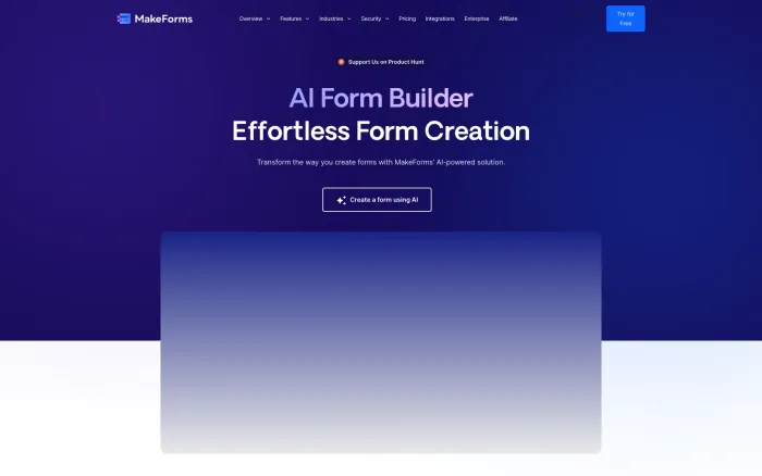 MakeForms AI Form Builder