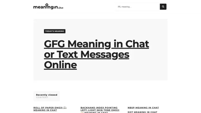 MeaningIn.Chat