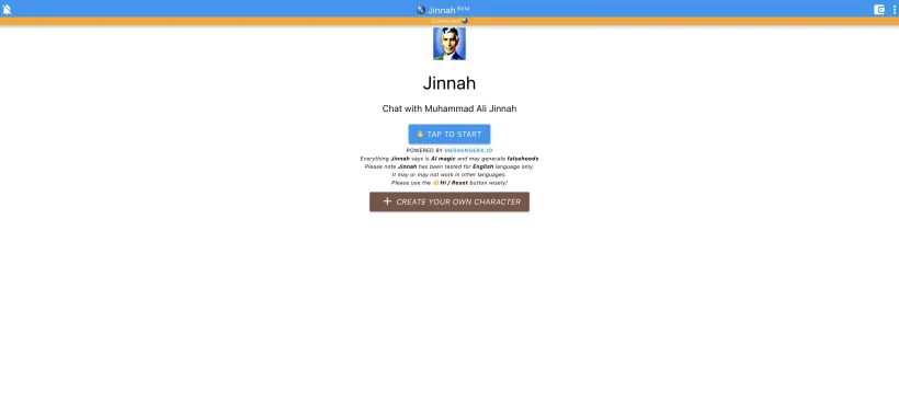 Chat with Jinnah
