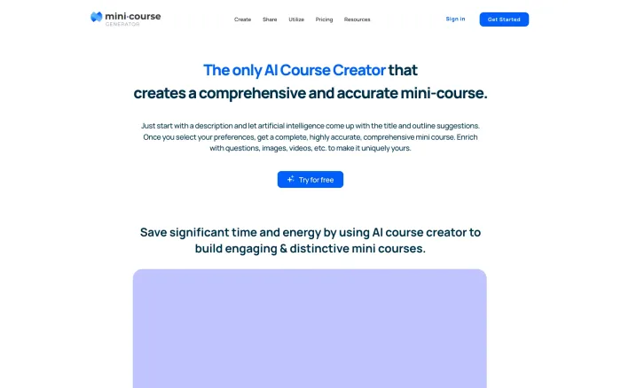 AI Course Creator