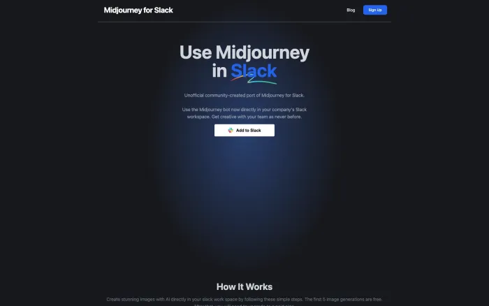 Midjourney for Slack