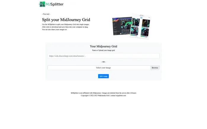 Midjourney Grid Splitter