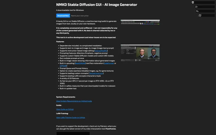 NMKD Stable Diffusion