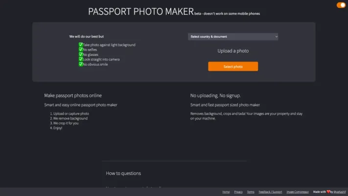 Passport Photo Maker