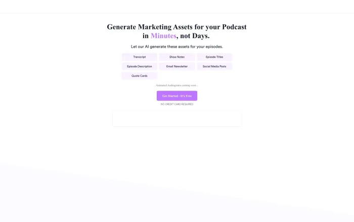 Podcast Marketing AI